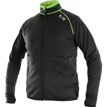 Pánská móda 152000480897 Mikina Canis CXS TORONTO, pánská, černo-zelená vel. 3XL