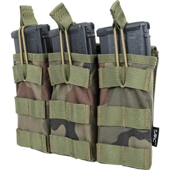 Trojitá otevřená sumka pro zásobníky M4/M16 - WZ.93 Woodland Panther, Specna Arms