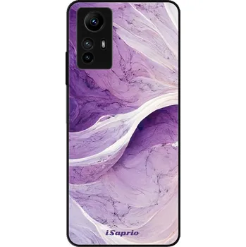 Pouzdro na mobilní telefon Lesklé pouzdro iSaprio pro Xiaomi Redmi Note 12S - Purple Paint 10 (Lesklé pouzdro, kryt, obal iSaprio Exclusive na mobil Xiaomi Redmi Note 12S s motivem Purple Paint 10 - elegantní skleněný vzhled, skvělá ochrana mobilu a luxusní styl, vyrobeno v Česku)