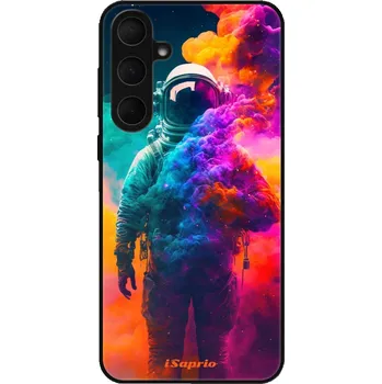 Pouzdro na mobilní telefon Lesklé pouzdro iSaprio pro Samsung Galaxy A55 5G - Astronaut in Colors (Lesklé pouzdro, kryt, obal iSaprio Exclusive na mobil Samsung Galaxy A55 5G s motivem Astronaut in Colors - elegantní skleněný vzhled, skvělá ochrana mobilu a luxusní styl, vyrobeno v