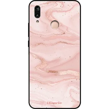 Pouzdro na mobilní telefon Lesklé pouzdro iSaprio pro Huawei P20 Lite - RoseGold Marble 10 (Lesklé pouzdro, kryt, obal iSaprio Exclusive na mobil Huawei P20 Lite s motivem RoseGold Marble 10 - elegantní skleněný vzhled, skvělá ochrana mobilu a luxusní styl, vyrobeno v Česku)