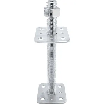 Oramat 80x80x250x4,0mm - 1ks - Kotevní patka/noha pilíře- nastavitelná s volnou deskou