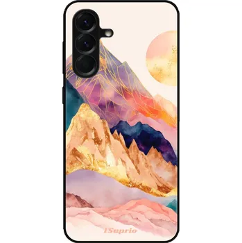 Pouzdro na mobilní telefon Lesklé pouzdro iSaprio pro Samsung Galaxy A56 5G - Abstract Mountains (Lesklé pouzdro, kryt, obal iSaprio Exclusive na mobil Samsung Galaxy A56 5G s motivem Abstract Mountains - elegantní skleněný vzhled, skvělá ochrana mobilu a luxusní styl, vyrobeno v)