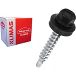 Klimas Wkret-Met RAL 9005 4,8x19mm - 250ks - Vruty farmářské střešní pro ocelový podklad, barva: Černá, WF