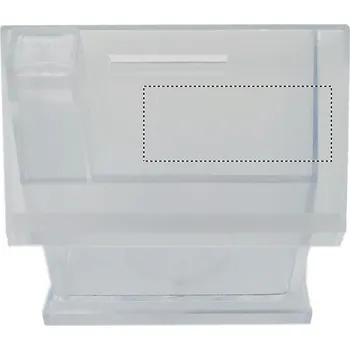 Pokladnička Plastová pokladnička, domeček Tamponový tisk (max. 1 barva, 20x50mm) 1 barva 5 BACK ROOF