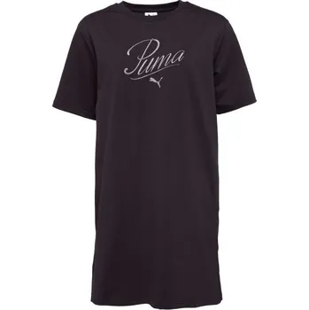Dámské šaty Dámské šaty Puma LOGO DRESS XS Černá, Bílá