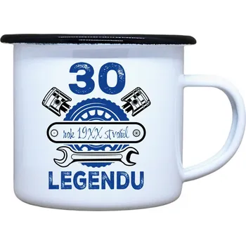 DOBRÝ TRIKO Plecháček s potiskem Legenda 30 Velikost plecháčku: 330 ml