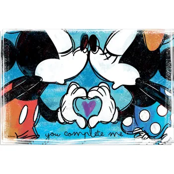 prostírání Egan DISNEY LOVE SWEET LOVE Sada 2 modrých prostírek 45X30 cm