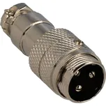 Konektor MIC16 3pin vidlice na kabel
