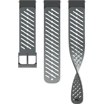 Řemínek na hodinky Silikonový řemínek Suunto 22mm (pro Suunto Athletic 5), černý, Quick Release, velikost S+M