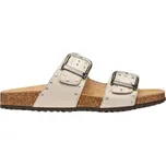 Dámské pantofle Geox D BRIONIA R 36 Béžová, Stříbrná