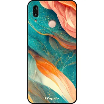 Pouzdro na mobilní telefon Lesklé pouzdro iSaprio pro Huawei P20 Lite - Abstract Marble (Lesklé pouzdro, kryt, obal iSaprio Exclusive na mobil Huawei P20 Lite s motivem Abstract Marble - elegantní skleněný vzhled, skvělá ochrana mobilu a luxusní styl, vyrobeno v Česku)