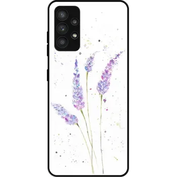 Pouzdro na mobilní telefon Lesklé pouzdro iSaprio pro Samsung Galaxy A32 - Lavender (Lesklé pouzdro, kryt, obal iSaprio Exclusive na mobil Samsung Galaxy A32 s motivem Lavender - elegantní skleněný vzhled, skvělá ochrana mobilu a luxusní styl, vyrobeno v Česku)