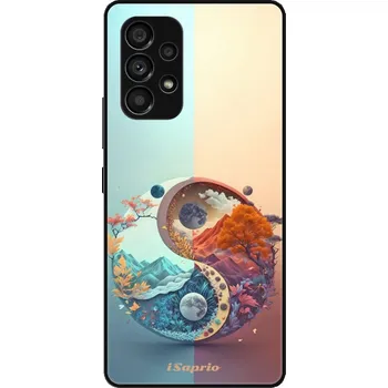 Pouzdro na mobilní telefon Lesklé pouzdro iSaprio pro Samsung Galaxy A53 5G - Jin Jang (Lesklé pouzdro, kryt, obal iSaprio Exclusive na mobil Samsung Galaxy A53 5G s motivem Jin Jang - elegantní skleněný vzhled, skvělá ochrana mobilu a luxusní styl, vyrobeno v Česku)