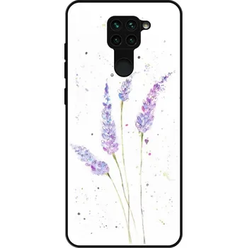 Pouzdro na mobilní telefon Lesklé pouzdro iSaprio pro Xiaomi Redmi Note 9 - Lavender (Lesklé pouzdro, kryt, obal iSaprio Exclusive na mobil Xiaomi Redmi Note 9 s motivem Lavender - elegantní skleněný vzhled, skvělá ochrana mobilu a luxusní styl, vyrobeno v Česku)