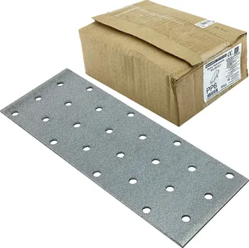 Tesařské kování Oramat 50ks - 60x160mm hr. 2,0mm Spojovací deska - plotna - děrovaná, PP6