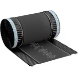Eurovent 24cm x 5m - Hliníkový hřebenový pás - Černá RAL 9005 - ROLL ECCO