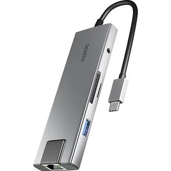 USB hub Spello USB-C Hub 9in1 - vesmírně šedá Epico + DOPRAVA ZDARMA
