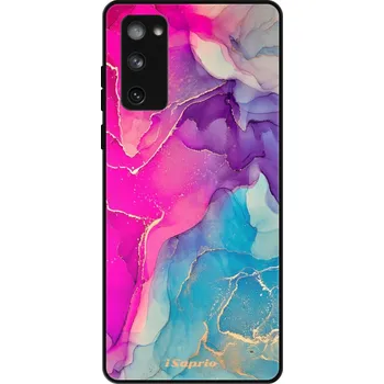 Pouzdro na mobilní telefon Lesklé pouzdro iSaprio pro Samsung Galaxy S20 FE - Purple Ink (Lesklé pouzdro, kryt, obal iSaprio Exclusive na mobil Samsung Galaxy S20 FE s motivem Purple Ink - elegantní skleněný vzhled, skvělá ochrana mobilu a luxusní styl, vyrobeno v Česku)