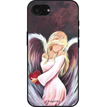 Pouzdro na mobilní telefon Lesklé pouzdro iSaprio pro Apple iPhone 16e - Angel of Love (Lesklé pouzdro, kryt, obal iSaprio Exclusive na mobil Apple iPhone 16e s motivem Angel of Love - elegantní skleněný vzhled, skvělá ochrana mobilu a luxusní styl, vyrobeno v Česku)