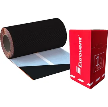 Eurovent 30cm x 5m - Komínový lemovací pás AL FLEX 3D - Černá RAL 9005, Hliníkový