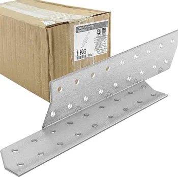 Tesařské kování Oramat 50ks - 40x250mm hr. 2,0mm Spojka vaznice krokev - Pravá, LK6