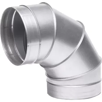 Ventilace 8482 Koleno pozinkované 90°, průměr 150 mm DALAP BEND 90/150