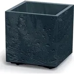 Květináč SIERRA SQUARE BETON EFFECT antracit 28,8cm