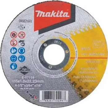 Řezný kotouč E-17114-12 Kotouč řezný nerez 115x1,0x22,23mm A60V, 12ks Makita