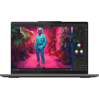Notebook Lenovo Yoga 7 2-in-1 AMD Ryzen™ 7 8840HS Hybridní (2v1) 35,6 cm (14") Dotyková obrazovka WUXGA 16 GB LPDDR5x-SDRAM 512 GB SSD Wi-Fi 6E (802.11ax) Windows 11 Home Šedá