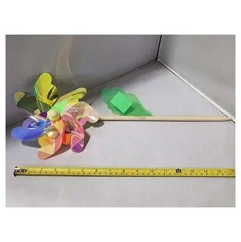 Hra na zahradu Wiatrak kwiatek 32cm MIX