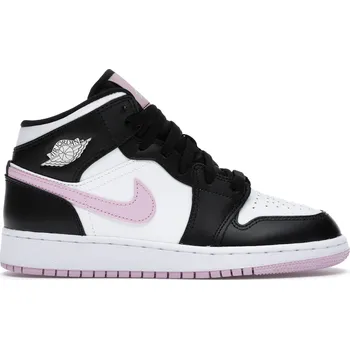 Dámské tenisky Air Jordan 1 Mid White Light Arctic Pink (GS) Velikost: 36.5 555112-103