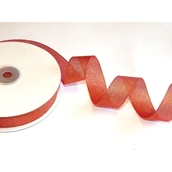 Stuha Stuha lurexová metalická, WB7032, šíře 38 mm/ 1 metr