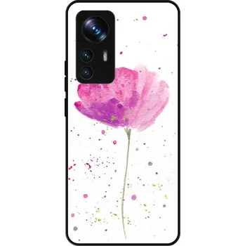 Pouzdro na mobilní telefon Lesklé pouzdro iSaprio pro Xiaomi 12T / 12T Pro - Poppies (Lesklé pouzdro, kryt, obal iSaprio Exclusive na mobil Xiaomi 12T / 12T Pro s motivem Poppies - elegantní skleněný vzhled, skvělá ochrana mobilu a luxusní styl, vyrobeno v Česku)