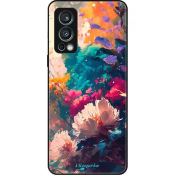 Pouzdro na mobilní telefon Lesklé pouzdro iSaprio pro OnePlus Nord 2 5G - Flower Design (Lesklé pouzdro, kryt, obal iSaprio Exclusive na mobil OnePlus Nord 2 5G s motivem Flower Design - elegantní skleněný vzhled, skvělá ochrana mobilu a luxusní styl, vyrobeno v Česku)
