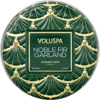 Svíčka Voluspa – Vonná svíčka v plechovce Noble Fir Garland, Malá
