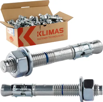 Kotva Klimas Wkret-Met 25ks - 10x135mm - ocelová kotva do betonu, LE-ZN