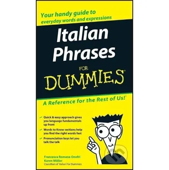 Italian Phrases For Dummies - FR Onofri John Wiley & Sons