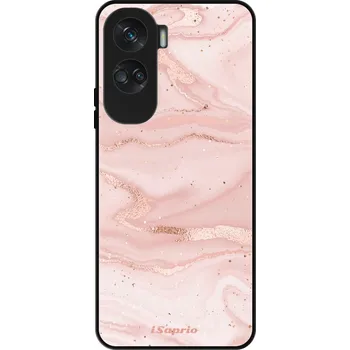Pouzdro na mobilní telefon Lesklé pouzdro iSaprio pro Honor 90 Lite 5G - RoseGold Marble 10 (Lesklé pouzdro, kryt, obal iSaprio Exclusive na mobil Honor 90 Lite 5G s motivem RoseGold Marble 10 - elegantní skleněný vzhled, skvělá ochrana mobilu a luxusní styl, vyrobeno v Česku)