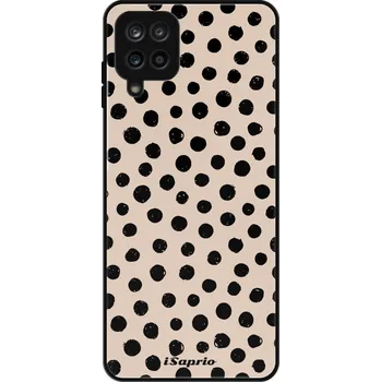 Pouzdro na mobilní telefon Lesklé pouzdro iSaprio pro Samsung Galaxy A12 - Dotted (Lesklé pouzdro, kryt, obal iSaprio Exclusive na mobil Samsung Galaxy A12 s motivem Dotted - elegantní skleněný vzhled, skvělá ochrana mobilu a luxusní styl, vyrobeno v Česku)