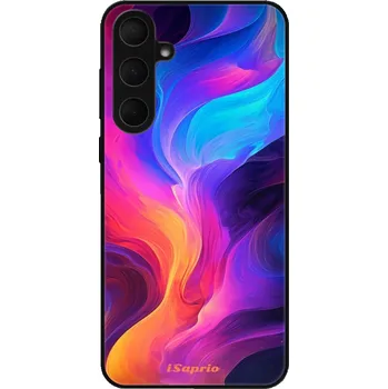 Pouzdro na mobilní telefon Lesklé pouzdro iSaprio pro Samsung Galaxy A35 5G - Abstract Wave 01 (Lesklé pouzdro, kryt, obal iSaprio Exclusive na mobil Samsung Galaxy A35 5G s motivem Abstract Wave 01 - elegantní skleněný vzhled, skvělá ochrana mobilu a luxusní styl, vyrobeno v Česku