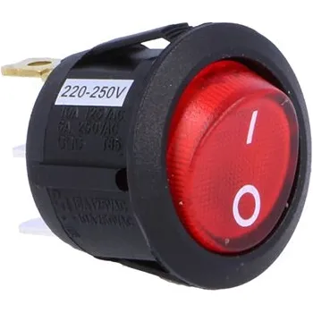 vypínač R13-112B-02-BR-2D-N-2 kolébkový spínač