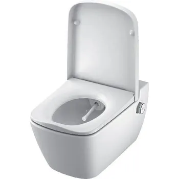Klozet Tece TECEone - Závěsné WC s bidetovou sprškou a sedátkem SoftClose, Rimless, bílá TECEONESET