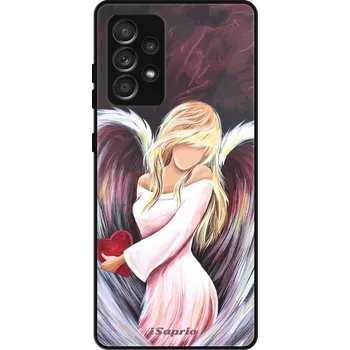 Pouzdro na mobilní telefon Lesklé pouzdro iSaprio pro Samsung Galaxy A52 / A52 5G / A52s 5G - Angel of Love (Lesklé pouzdro, kryt, obal iSaprio Exclusive na mobil Samsung Galaxy A52 / A52 5G / A52s 5G s motivem Angel of Love - elegantní skleněný vzhled, skvělá ochrana mobilu a)
