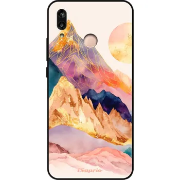 Pouzdro na mobilní telefon Lesklé pouzdro iSaprio pro Huawei P20 Lite - Abstract Mountains (Lesklé pouzdro, kryt, obal iSaprio Exclusive na mobil Huawei P20 Lite s motivem Abstract Mountains - elegantní skleněný vzhled, skvělá ochrana mobilu a luxusní styl, vyrobeno v Česku)