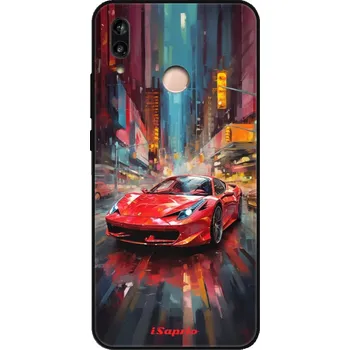 Pouzdro na mobilní telefon Lesklé pouzdro iSaprio pro Huawei P20 Lite - Ferrari (Lesklé pouzdro, kryt, obal iSaprio Exclusive na mobil Huawei P20 Lite s motivem Ferrari - elegantní skleněný vzhled, skvělá ochrana mobilu a luxusní styl, vyrobeno v Česku)