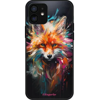 Pouzdro na mobilní telefon Lesklé pouzdro iSaprio pro Apple iPhone 12 - Neon Fox (Lesklé pouzdro, kryt, obal iSaprio Exclusive na mobil Apple iPhone 12 s motivem Neon Fox - elegantní skleněný vzhled, skvělá ochrana mobilu a luxusní styl, vyrobeno v Česku)