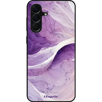 Pouzdro na mobilní telefon Lesklé pouzdro iSaprio pro Samsung Galaxy A56 5G - Purple Paint 10 (Lesklé pouzdro, kryt, obal iSaprio Exclusive na mobil Samsung Galaxy A56 5G s motivem Purple Paint 10 - elegantní skleněný vzhled, skvělá ochrana mobilu a luxusní styl, vyrobeno v Česku)