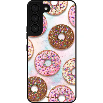 Pouzdro na mobilní telefon Lesklé pouzdro iSaprio pro Samsung Galaxy S22 5G - Donuts 11 (Lesklé pouzdro, kryt, obal iSaprio Exclusive na mobil Samsung Galaxy S22 5G s motivem Donuts 11 - elegantní skleněný vzhled, skvělá ochrana mobilu a luxusní styl, vyrobeno v Česku)