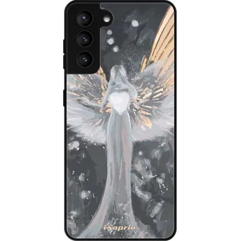 Pouzdro na mobilní telefon Lesklé pouzdro iSaprio pro Samsung Galaxy S21 - Angel (Lesklé pouzdro, kryt, obal iSaprio Exclusive na mobil Samsung Galaxy S21 s motivem Angel - elegantní skleněný vzhled, skvělá ochrana mobilu a luxusní styl, vyrobeno v Česku)